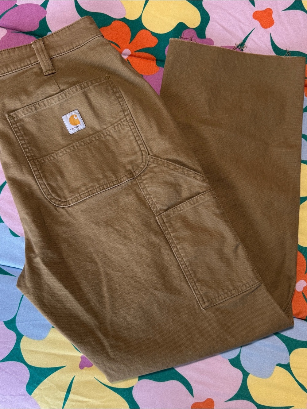 Carhartt Women’s Cropped Utility Jeans in Brown